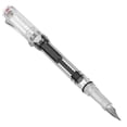 thumbnail image 1 of PAMINGONO Delicate Fountain Pen Transparent White Steel Professionals 1Pcs Back to School, 1 of 8