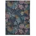 thumbnail image 1 of Tapis d'extérieur lavable Miramar marine & or 5 pi x7 pi, 1 of 9