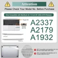 thumbnail image 2 of Compatible for MacBook Air 13 inch Case 2018-2021 M1 A2337 A2179 A1932 with Retina Display, Fabric Textured Hard Shell with Foldable Kickstand & Keyboard Cover for MacBook Air 13'' Case, 2 of 7