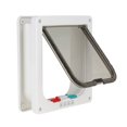 thumbnail image 4 of Lockable Dog Cat Kitten Door 4 Way Lockable Pet Door Pet Security Flap Door Pet Cat Dog Gate Door L 4 Way Lockable Pet Cat Small Dog Flap Door For Pet Care, 4 of 8