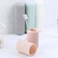thumbnail image 3 of Travel Toothbrush Case, 7.7in Compact DustProof Plastic Toothbrush Holder, Toothbrush Carrying Box Toothbrush Travel Container for Home, Travel, Business, Camping, School, 3 of 7