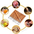 thumbnail image 4 of Wood Carving Tools 12 Pcs Sk2 Hand-Carving Tool Set of Cork and Basswood Carving Knife Woodworking Lettering Knife Hand-Carving Tool Carving Knife Set, 4 of 8