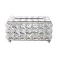thumbnail image 1 of Mistaha Crystal Tissue Box Rectangular Decorative Tissue Box Holder Sparkling Tissue Holder Napkin Facial Tissue Holder Paper Towel Dispenser for Bathroom Dresser Table Car Store Office, 1 of 8