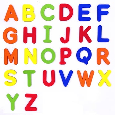 QIPOPIQ Magnetic Alphabet - Alphabet Refrigerator Magnets | Magnetic Uppercase and Lowercase Letters, Refrigerator Magnets Letters Colorful Toy, Educational Learning Games, Preschool Toy
