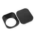 thumbnail image 1 of Metal Square Lens Hood, Aluminium Alloy Lens Shade with Cap, Scratch Proof Lens Hood Protector Easy to Install for SLR Cameras DSLR Cameras, 1 of 7