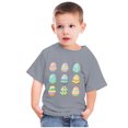 thumbnail image 2 of MeetoTime T-shirt à Manches Courtes Imprimé Ufs de Pâques pour Enfants Col Rond Confortable pour Garçons Filles, 2 of 4