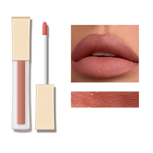 WIFKLSIIPG Rouge à Lèvres Rouge à Lèvres Liquide Brillant à Lèvres pour Femmes Labiales Mate 24 Horas Originales Rouge à Lèvres Liquide Rouge Foncé Rouge à Lèvres 24 Heures Encre à Lèvres Longue Tenue Imperméable 5 ml