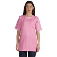 thumbnail image 1 of Inkmeso T-Shirt Basique en Coton à Col Rond pour Femmes Coupe Ample Décontracté Long Haut d'Entraînement, 1 of 8