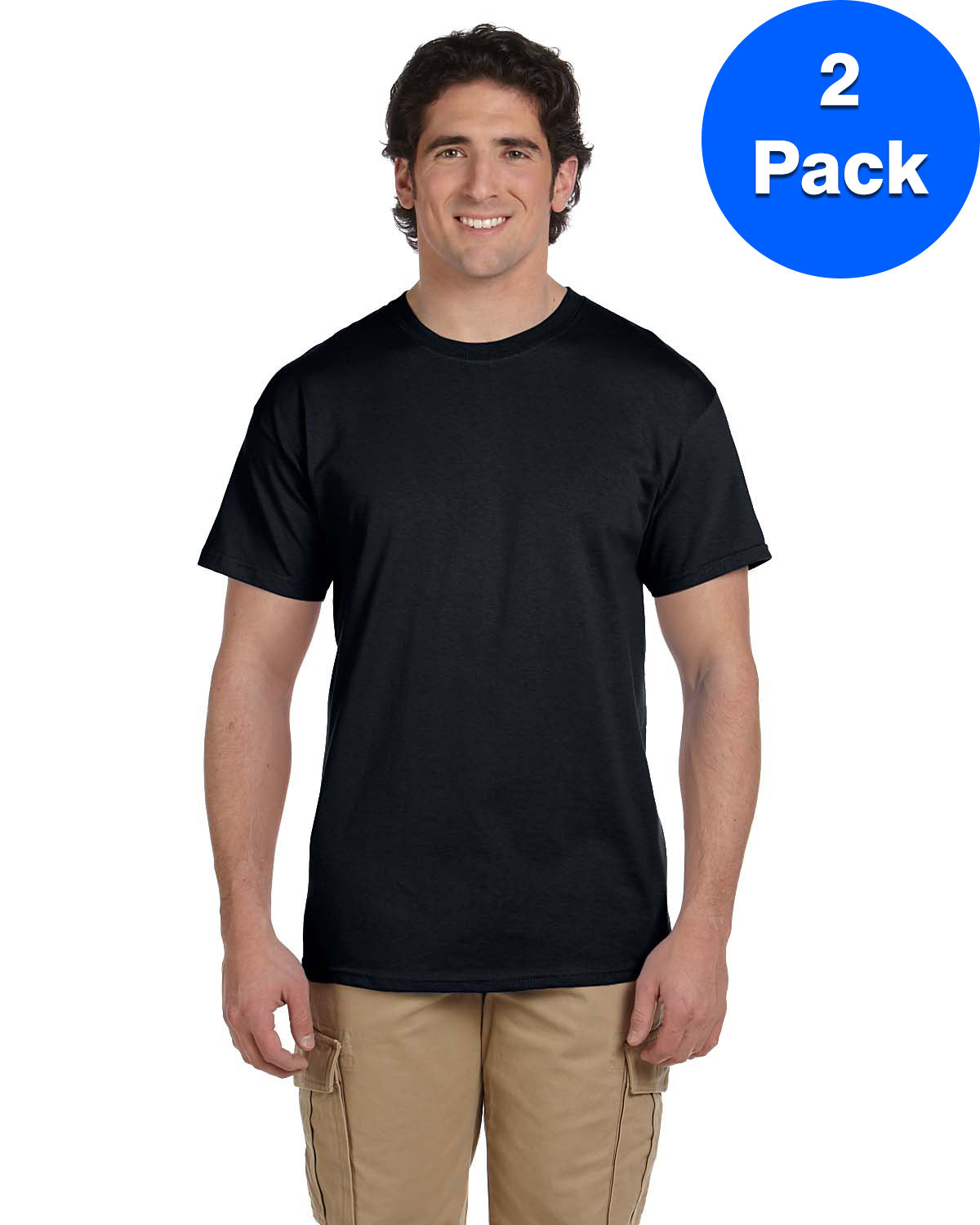 Gildan T-Shirt Ultra Coton pour Hommes - G200T (Lot de 2)