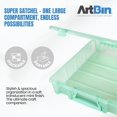 thumbnail image 3 of Super Cartable - Boîte à Compartiments - Contenant de Rangement en Plastique pour Fournitures d'Art et d'Artisanat Unité AB, 3 of 8