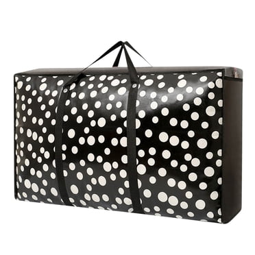 Reusable Storage Bag Organizer Extra Large With Double Zipper Closure And Reinforced Handles For Bedding Blankets Clothes Moving And Underbed Storage