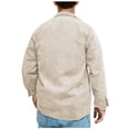 thumbnail image 2 of fatyb Mens Corduroy Button down Shirts with Pocket Casual Long Sleeve Collared Shacket Jacket for Men, 2 of 4