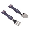 thumbnail image 3 of Cartoon Fork Spoon Stainless Steel Baby Feeding Training Spoons Forks Portable Children Animal Tableware for Kids Calf, 3 of 12
