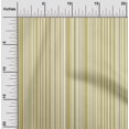 thumbnail image 2 of oneOone Tissu Popeline de Coton Beige Rayures Tissu pour Robe Tissu Imprimé au Mètre 56 Pouces de Large, 2 of 4