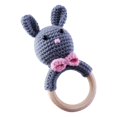 thumbnail image 3 of Cartoon Knitting, Hand Crochet Weaving, Ringing Bell, Wooden Ring, the Bell Inside Can Make A Sound, 3 of 4