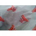 thumbnail image 4 of oneOone Cotton Silk Fabric Bird Block Printed Craft Fabric BTY 42 Inch Wide, 4 of 4