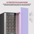 thumbnail image 2 of Koolatron 24 Bottle Wine Cooler | Freestanding Compressor Wine Fridge, 2 of 7
