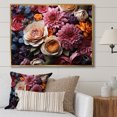 thumbnail image 1 of Designart art Mural Encadré avec Roses, art Mural Encadré avec Roses, Rhapsodie des Roses, art Mural Moderne Rose avec Cadre Doré, Cadre Doré 20x12 Pouces, 1 of 5