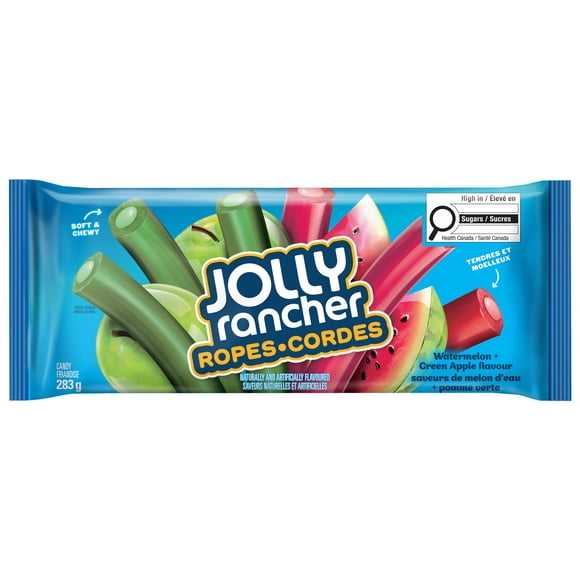 Cordes JOLLY RANCHER pomme verte et melon d'eau, 283 g