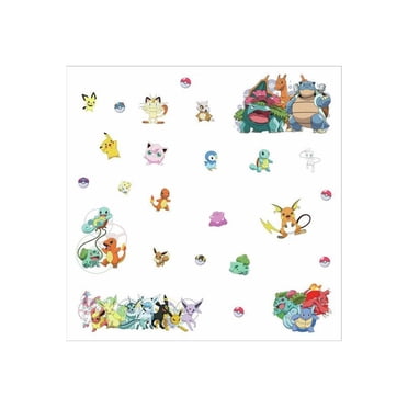 RoomMates Pokemon Favorite Characters Peel and Stick Wall Decals