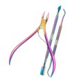 thumbnail image 3 of 7 Pcs Manicure Tool Kit Nail Tool Sets Multifunctional Professional Stainless Steel Nail Care Tools, 3 of 12