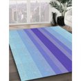 thumbnail image 3 of Ahgly Tapis Rectangulaire Lavable en Machine Intérieur Transitionnel Bleu Ciel, 6 Pieds x 9 Pieds, 3 of 7