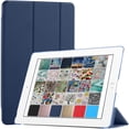 thumbnail image 1 of DuraSafe Case for iPad PRO 10.5 inch 2017 [ A1701 A1709 ] Tri Fold Smart Cover with Translucent Back, Auto Sleep/Wake - Navy Blue, 1 of 6