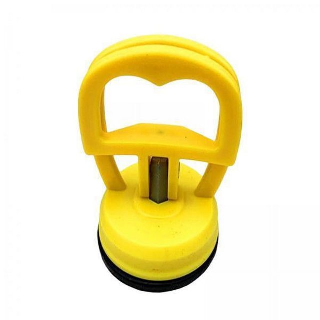 jinwen 4xSuction Cup Dent Puller Powerful Handle Lifter for Car Body Dent Mirror Yellow