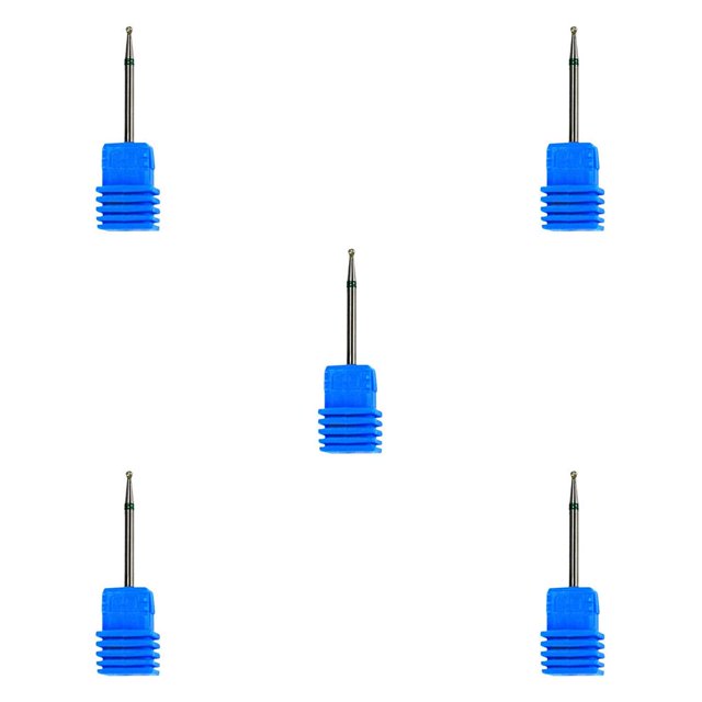 QualitChoice Ceramic Nail Grinding Drill Bit Gel Removal Manicure Polishing Tool No.02 5Set