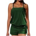thumbnail image 2 of EGNMCR Bikini Set Women's Two Piece Set Swimsuits Solid Swimwear Beachwear, 2 of 4