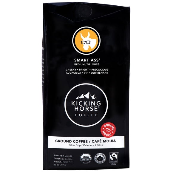 Kicking Horse Coffee - Smart Ass - Medium Roast - 284g Ground
