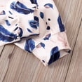 thumbnail image 3 of Girls Childrens Summer Romper Printing Sling Sleeveless Backless Short Jumpsuit, 3 of 9
