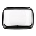 thumbnail image 2 of Trousse de Maquillage Transparente Réutilisable pour Femmes et Hommes, Sac de Rangement de Voyage en PVC, Noir, 2 of 8