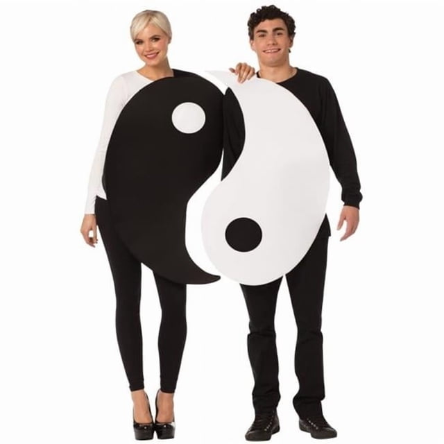 The Costume King GC6199 Adult Yin Yang Couples Costume - Extra Large