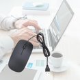 thumbnail image 2 of WIRED USB OPTICAL MOUSE For PC LAPTOP COMPUTER SCROLL WHEEL LED Y RED BEST D6T0, 2 of 6