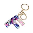 thumbnail image 1 of Fridja Mother's Day Custom Creative Keyring Clasp 26 English Letter Pendant Keyring, 1 of 8
