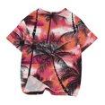 thumbnail image 4 of Penkiiy Garçons Filles Enfants T-Shirts Imprimés Noix de Coco, Garçons Filles Chandails Fantaisie Col Rond Manches Courtes T-Shirts 3-4 Ans Multicolore, 4 of 5