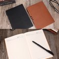 thumbnail image 4 of facefd Agenda Organizer Journal Planner Note Book Space Saving School Accessories Exquisite Craftsmanship Artificial Leather Stationery Gray, 4 of 5