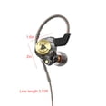 thumbnail image 3 of Chmadoxn Earphones Translucent Cell Phone Wired Earbuds Environmentally Friendly Fire Retardant Material Wired Headphones In-ear Stereo In-line Headphones Wired Headphones, 3 of 9