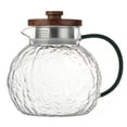 thumbnail image 2 of Carafe à Eau Froide en Verre Borosilicate avec Poignée, Distributeur de Boissons en Verre Martelé Épais, Grande Capacité, Blanc, JKODE, 2 of 8