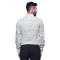thumbnail image 3 of BESTMAN Printed Formal Shirts For Men Spread Collar Cotton Shirt, 3 of 5