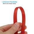 thumbnail image 4 of Unique Bargains Bamboo Strips for Weaving 7/16' x 10 Ft Thin Flat Wicker Rattan Cane Reed, Red, 5 Pack, 4 of 6