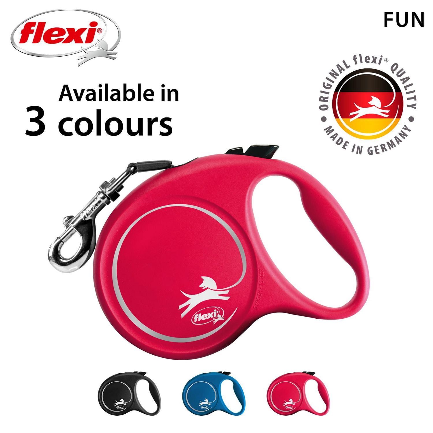 Flexi FUN Large 5m Tape Retractable Dog Leash