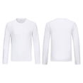 thumbnail image 4 of Dagugfen Workout Tops for Men Long Sleeve Tight Crew Neck Base Layer Leisure Running Athletic Tops, 4 of 7