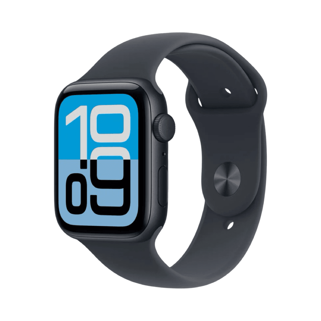 Open Box - Apple Watch SE (3rd Gen) GPS 44mm Midnight Aluminum Case – Midnight Sport Band M/L, Smartwatch Fitness Tracker with Heart Rate Monitor
