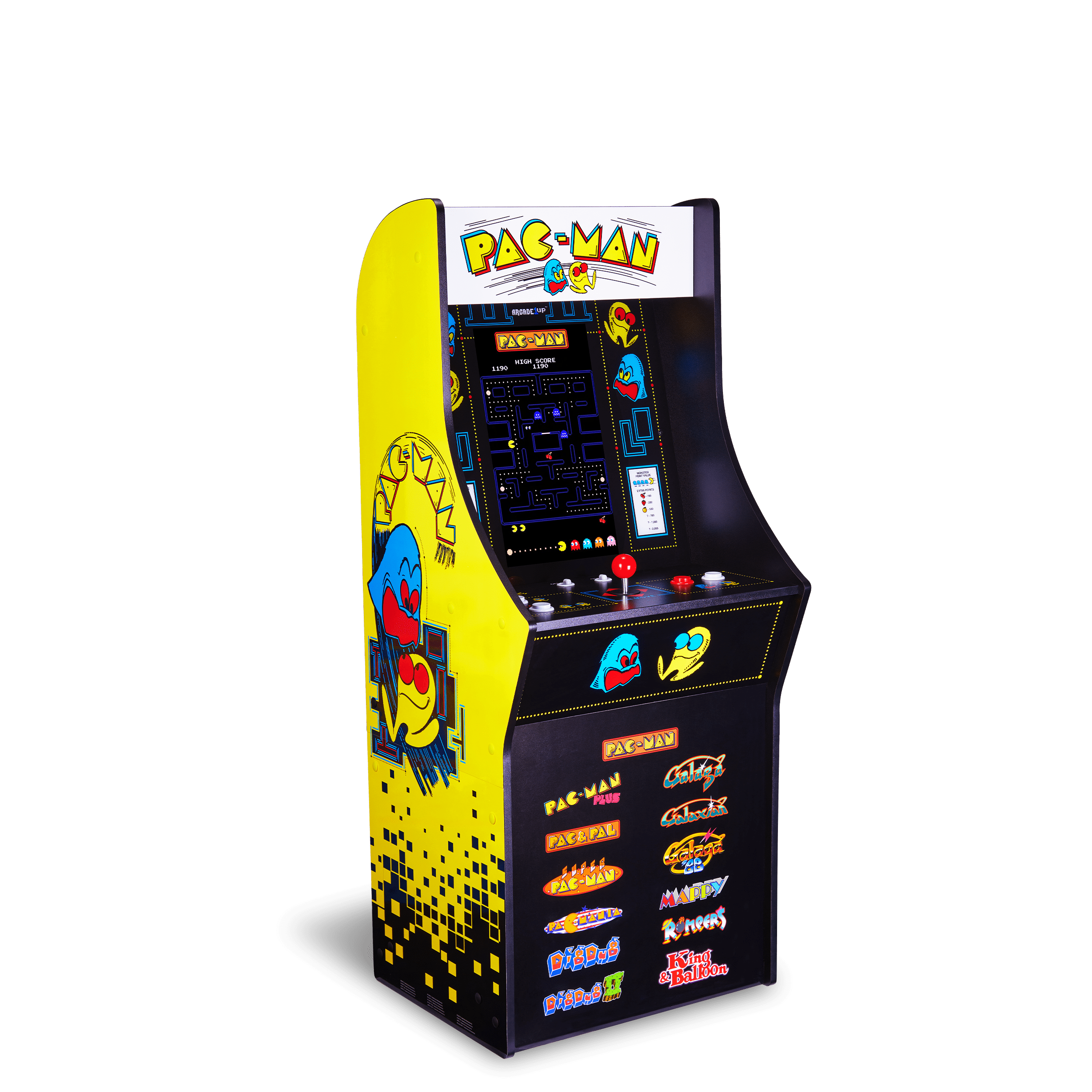 Arcade1Up PAC-MAN Classic SE Arcade Machine – 4-Foot Cabinet, 13