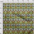 thumbnail image 2 of oneOone Cotton Silk Fabric Diamond & Swirl Ikat Decor Fabric Printed BTY 42 Inch Wide, 2 of 4