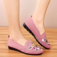 thumbnail image 1 of SMihono Sandales Femmes Été Grande Taille Femmes Décontractées en Maille à Enfiler Compensées Bout Rond Respirantes Chaussures Simples Chaussures Pois Pantoufle en Liquidation, 1 of 8