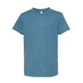thumbnail image 1 of Bella Canvas Jersey Short-Sleeve Tee 3001Y, M, Heather Deep Teal, 1 of 1