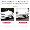 thumbnail image 4 of Cadre de Plaque d'Immatriculation pour Tesla Modèle 3 Modèle Y 2017-2021 Cadre de Plaque d'Immatriculation avant Perforation Libre Américain Plaque d'Immatriculation Support de Montage Accessoires Auto Modification, 4 of 9